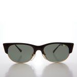 Updated 90s Half Frame Sunglasses - Glendon