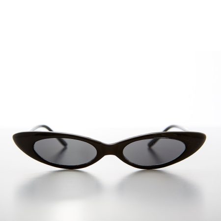Skinny Punk Rock Cat Eye Sunglass - Slim