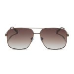 encino - chocolate brown + brown gradient polarized sunglasses