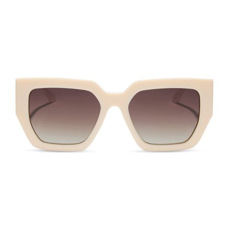highland - swiss coffee + brown gradient polarized sunglasses