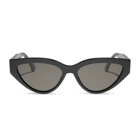 last call - black + solid grey polarized sunglasses