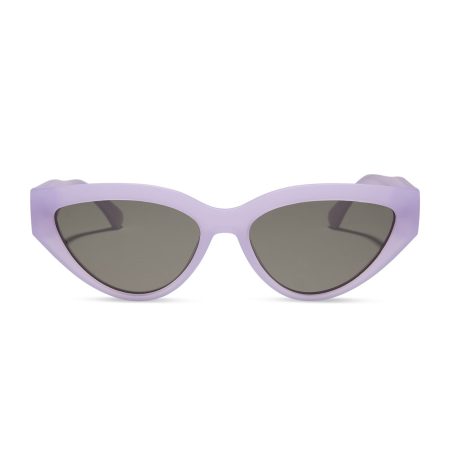 last call - lavender fog crystal + solid grey polarized sunglasses