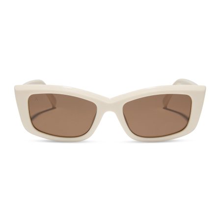 olympic - swiss coffee + brown polarized sunglasses